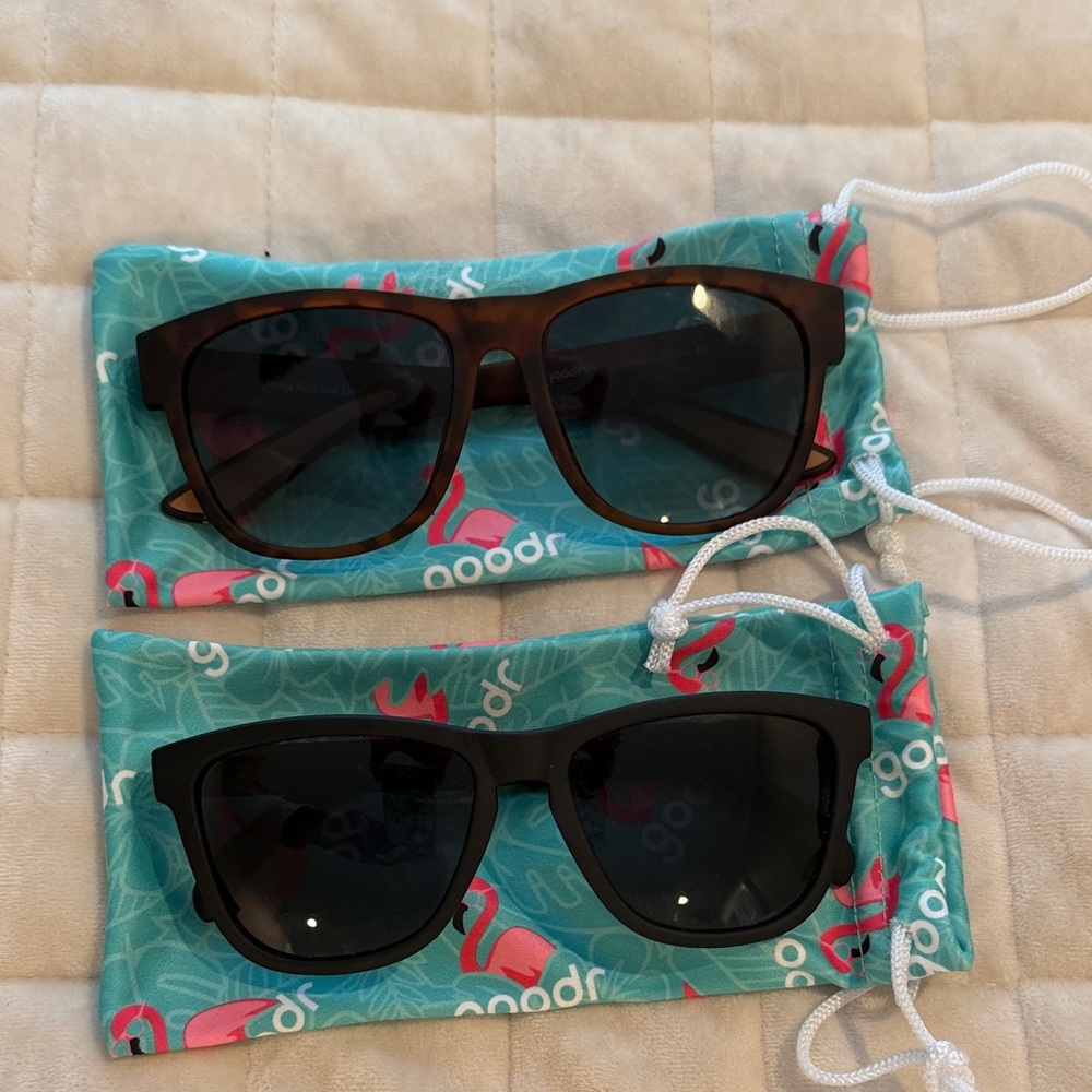 Goodr Black and Brown Tortoise Shell Sunglasses